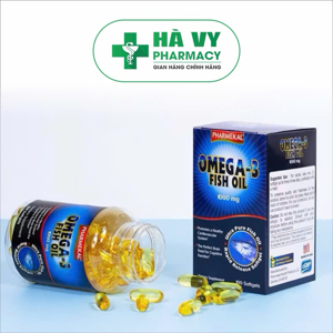 Viên dầu cá Pharmekal Omega-3 1000mg 100 viên