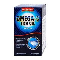 Viên dầu cá Pharmekal Omega-3 Fish Oil 1000 mg (Hộp 100 viên)