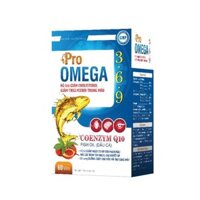 Viên dầu cá Pro Omega 3.6.9 - Hỗ trợ giảm nguy cơ xơ vữa mạch máu, mắc các bệnh tim mạch, cao huyết áp. Hộp 50 viên