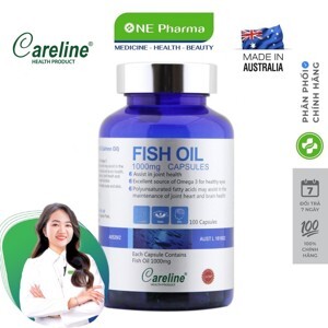Viên dầu cá Salmon Fish oil careline