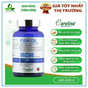 Viên dầu cá Salmon Fish oil careline