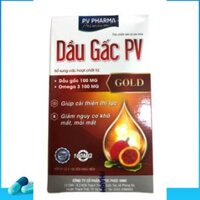 Viên Dầu Gấc Gold PV Phúc Vinh (Lọ/100v) màu nâu
