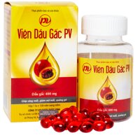 Viên dầu gấc PV Giúp sáng mắt, giảm khô mắt, mờ mắt, quáng gà
