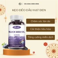 Viên dầu hạt thì là đen Black Seed Oil Bunkka 60 viên kẹo dẻo hỗ trợ sức khỏe toàn diện