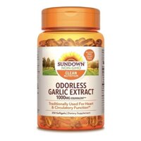 Viên dầu tỏi không mùi Sundown Garlic oil 1000mg 250 viên USA