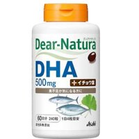 Viên Dear Natura DHA Ginkgo Biloba của Nhật 120 viên