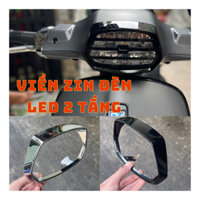 Viền đèn led 2 tầng zin cho Vespa Sprint