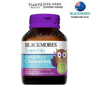 Viên dẻo bổ sung Omega cho trẻ Blackmores Superkids Omega Brain 50 Chewables