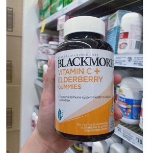 Viên dẻo tăng cường Vitamin C Blackmores Elderberry 120 Viên