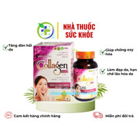 Viên đẹp da Collagen nano Q10 - Chống oxy hóa, tăng đàn hồi, làm đẹp da, hạn chế lão hóa da (H/30 viên)