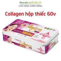 Viên đẹp da Collagen Nano Q10 (hộp thiếc) bổ sung vitamin c, glutathione chống lão hóa da - Hộp 60 viên