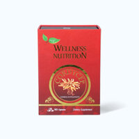 Viên đông trùng hạ thảo Wellness Nutrition tăng cường sức khỏe (Hộp 90 viên)