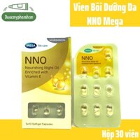 Viên Dưỡng Da NNO Vitamin E Khóa Ẩm Dưỡng Da Sáng Mịn ( Dạng vỉ 10v, hộp 30v)