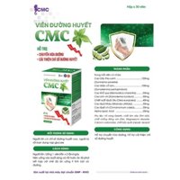 Viên đường huyết CMC Hộp 30 viên