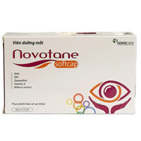 Viên dưỡng mắt Novotane Softcap, hỗ trợ giảm nguy cơ đục thủy tinh thể