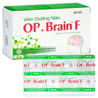 Viên Dưỡng Não OP.Brain® F, chỉ định điều trị các bệnh suy giảm trí nhớ, kém tập trung