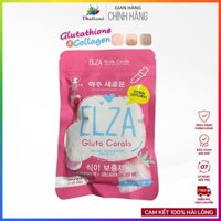 Viên Elza Gluta Corala Glutathione Collagen Thái Lan trắng da mờ thâm nám tự nhiên