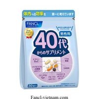 Viên Fancl bổ sung cho nam giới 40 tuổi của Nhật 30 ngày