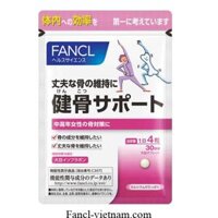 Viên Fancl Canxi isoflavone bổ sung canxi từ đậu nành của Nhật 120 viên