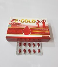 Viên Fe - Gold Extra: Bổ sung sắt và acid folic cho cơ thể,giúp giảm tình trạng thiếu máu