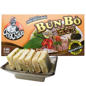 Viên gia vị nấu bún bò Huế Ông Chà Và Gold 6 viên hộp 126g