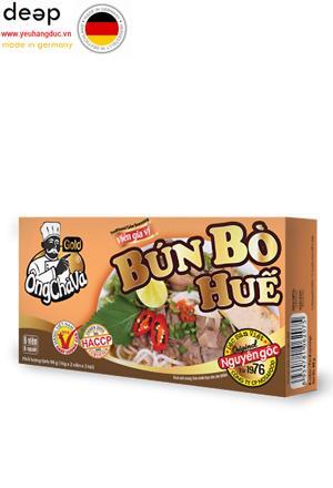 Viên gia vị nấu bún bò Huế Ông Chà Và Gold 6 viên hộp 126g