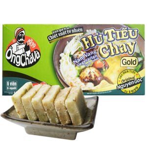 Viên gia vị nấu hủ tiếu Nam Vang Ông Chà Và Gold 6 viên hộp 126g