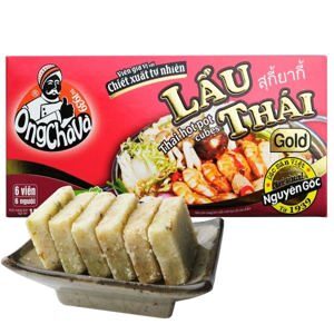 Viên gia vị nấu lẩu Thái Ông Chà Và Gold 6 viên hộp 126g