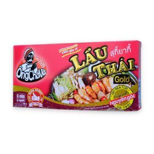 Viên gia vị nấu lẩu Thái Ông Chà Và Gold 6 viên hộp 126g