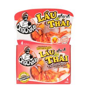 Viên gia vị nấu lẩu Thái Ông Chà Và 4 viên hộp 75g