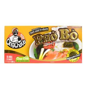 Viên gia vị nấu phở bò Ông Chà Và Gold 6 viên hộp 126g