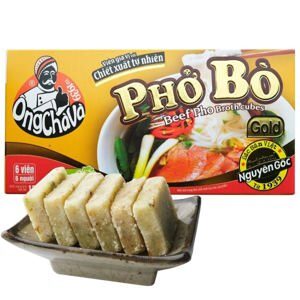 Viên gia vị nấu phở bò Ông Chà Và Gold 6 viên hộp 126g