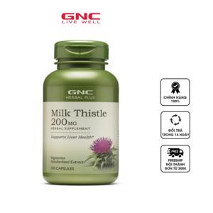 Viên giải độc gan GNC Milk Thistle 200mg 100 viên