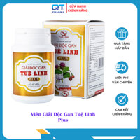Viên Giải Độc Gan Tuệ Linh Plus - GIúp Hạ Men Gan, Hỗ Trợ Viêm Gan Virus, Xơ Gan , Phục Hồi Tế Bào Gan (Hộp 60 viên)