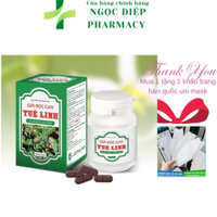 Viên Giải Độc Gan Tuệ Linh Giúp hạ men gan -Hỗ trợ viêm gan virus xơ gan-Tăng cường chức năng gan thải độc Hộp 60 viên