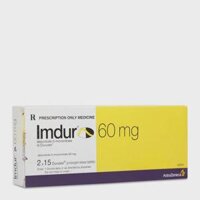 Viên giải phóng có kiểm soát Imdur 60mg điều trị dự phòng đau thắt ngực (2 vỉ x15 viên)