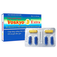 Viên giải rượu Voskyo-3 Extra, hỗ trợ giảm triệu chứng khó chịu khi say