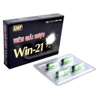 Viên giải rượu win 21 apco (hộp/4 viên nang)