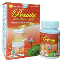 Viên Giảm Cân, Đẹp Da Beauty Slim Plus Học Viện Quân Y Lọ 60 Viên
