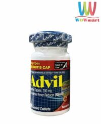 Viên giảm đau hạ sốt Advil 200mg 200 Tablets (Arthritis Cap)