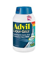 Viên giảm đau hạ sốt Advil Liqui Gels minicaps