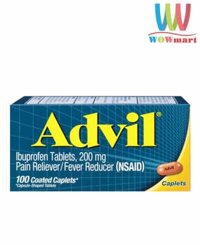 Viên giảm đau hạ sốt Advil 200mg 100 Caplets