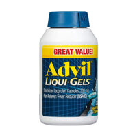 Viên giảm đau hạ sốt Advil Liqui-Gels 200mg 120 viên