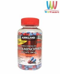 Viên giảm đau Kirkland Signature Rapid Release Acetaminophen Extra Strength 400 viên