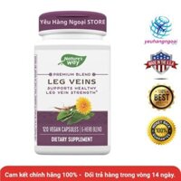 Viên giảm suy giãn tĩnh mạch Nature’s Way Leg Veins 120 viên của Mỹ.