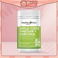 Viên Giấm Táo Giảm Cân Lành Mạnh - Healthy Care Apple Cider Vinegar + Garcinia Úc - 90 Viên