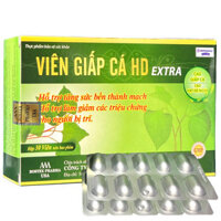 Viên Giấp Cá HD Extra, hỗ trợ làm giảm các triệu chứng bệnh trĩ