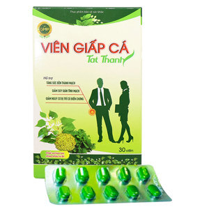 Viên Giấp Cá Phòng Ngừa Bệnh Trĩ, Táo Bón 30 Viên