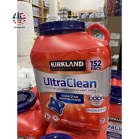 Viên giặt Kirkland UltraClean 152 viên TRẮNG SÁNG ĐỘT PHÁ THƠM MÁT CẢ NGÀY