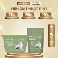Viên giặt Nhật 5 in 1 SCENT LAB túi 30 viên - Hân Korea